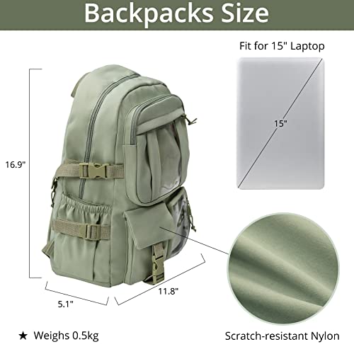 Kawaii Pastel Backpack with Cute Accessories