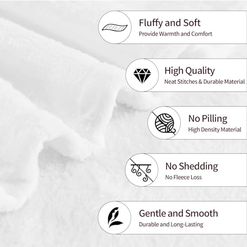 Cozy Kawaii Plush Fleece Throw Blanket 60"x50