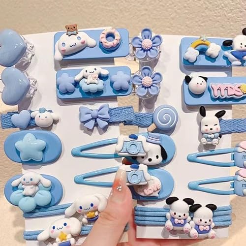 Cute Kawaii Hair Clips Set for Girls
