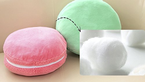 Kawaii Macaron Plush Pillow Cushion - Pink 14.5