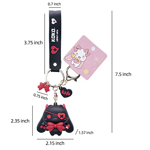 Kawaii Rabbit Keychain for Anime Lovers