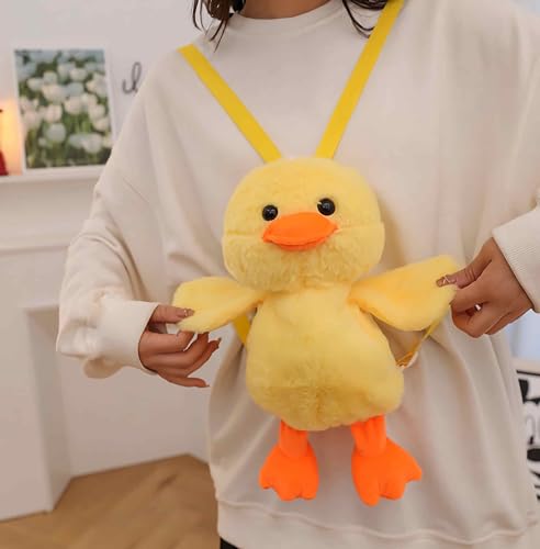 Kawaii Duck Plush Bag - Cute Stuffed Accessory