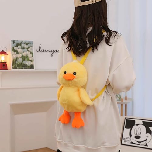 Kawaii Duck Plush Bag - Cute Stuffed Accessory