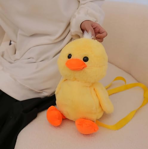 Kawaii Duck Plush Bag - Cute Stuffed Accessory