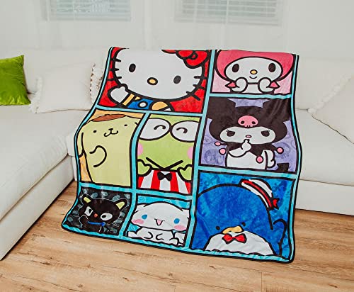 Hello Kitty Friends Oversized Plush Throw Blanket