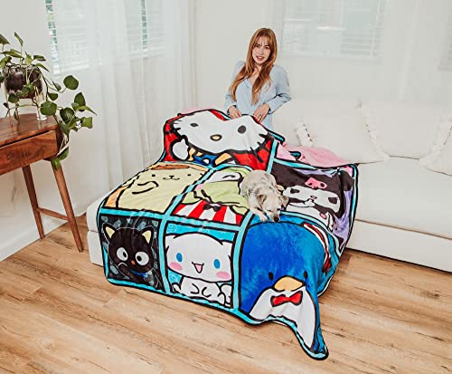 Hello Kitty Friends Oversized Plush Throw Blanket