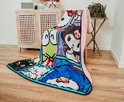 Hello Kitty Friends Oversized Plush Throw Blanket