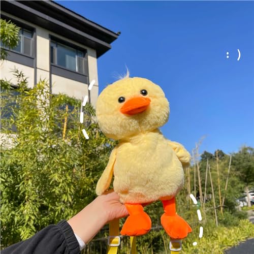 Kawaii Duck Plush Bag - Cute Stuffed Accessory
