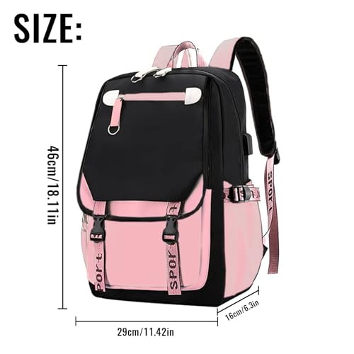 Kawaii Plush Pendant Backpack for Students