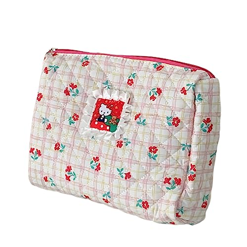 Kawaii Kitty Cat Makeup Bag for Travel