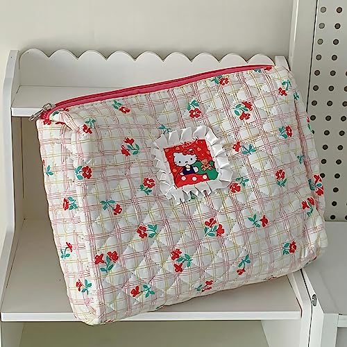 Kawaii Kitty Cat Makeup Bag for Travel