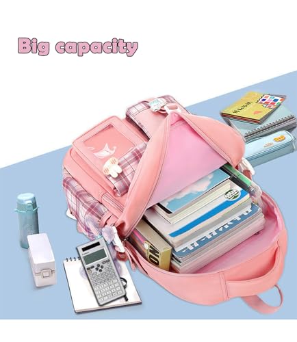 Kawaii Purple Backpack for Girls and Teens