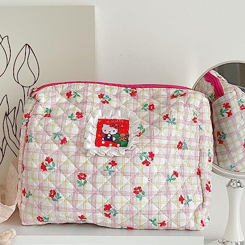 Kawaii Kitty Cat Makeup Bag for Travel