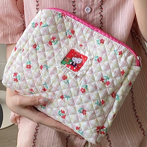 Kawaii Kitty Cat Makeup Bag for Travel