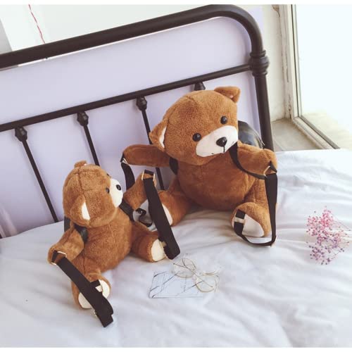 Kawaii Plush Bear Backpack for Teenagers