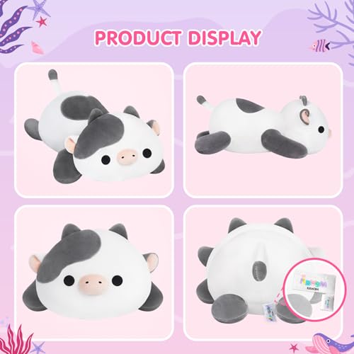 Cute Kawaii Cow Plush Pillow for Kids