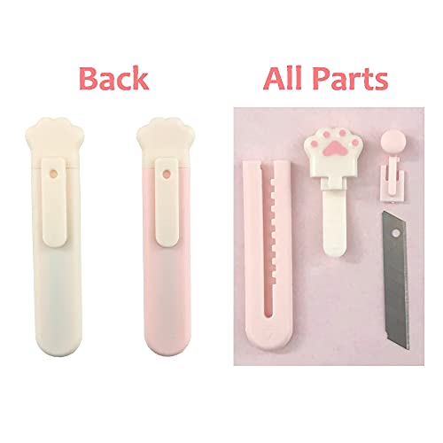 Cute Cat Paw Box Cutters - Kawaii Knife Set