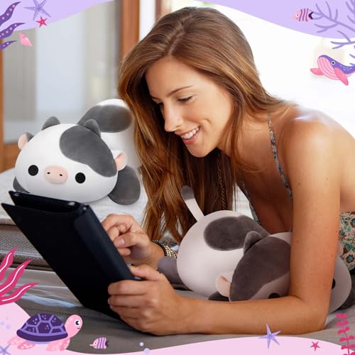 Cute Kawaii Cow Plush Pillow for Kids