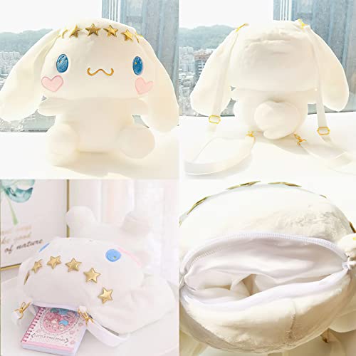 Cute Kawaii Plush Dog Backpack for Girls