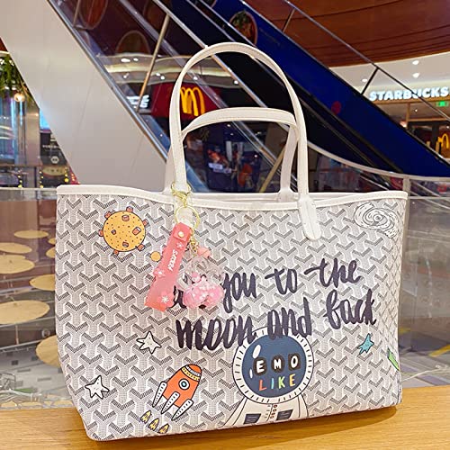 Kawaii Liquid Quicksand Unicorn Keychain Wristlet