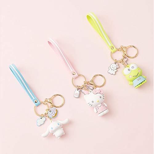 Kawaii Anime Keychain Plush: Hello Kitty & Friends