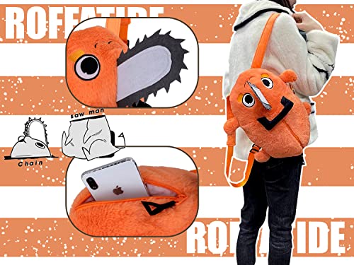 Pochita Chainsaw Man Kawaii Plush Backpack Doll