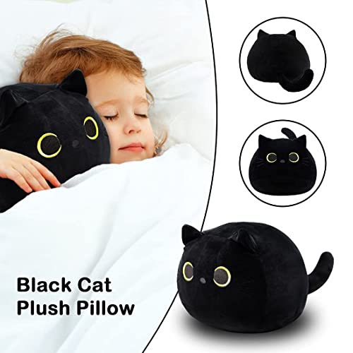 Pochita Black Cat Kawaii Plush Pillow Toy