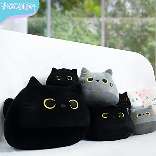 Pochita Black Cat Kawaii Plush Pillow Toy