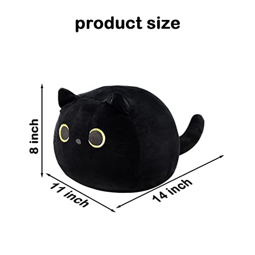 Pochita Black Cat Kawaii Plush Pillow Toy