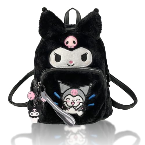 Cute Mini Kawaii Plush Backpack with Anime Design