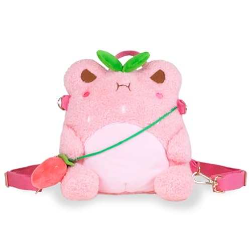 Kawaii Strawberry Wawa Backpack Plush Toy 9