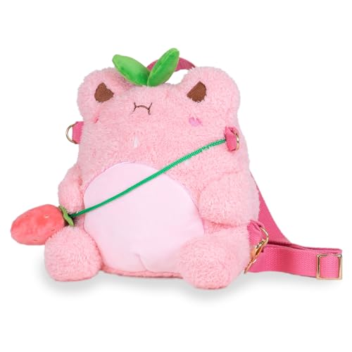 Kawaii Strawberry Wawa Backpack Plush Toy 9