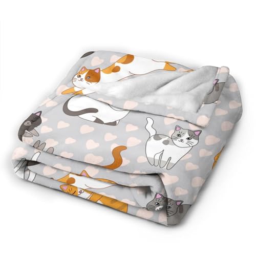 Adorable Kawaii Cat Plush Blanket for All Ages