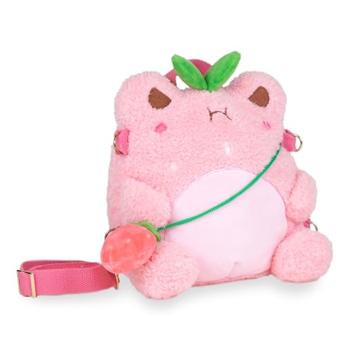 Kawaii Strawberry Wawa Backpack Plush Toy 9