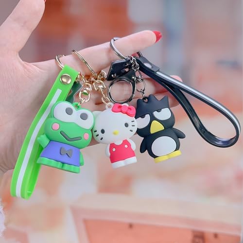Cute Kawaii Anime Keychain Set - 5/7 Pieces