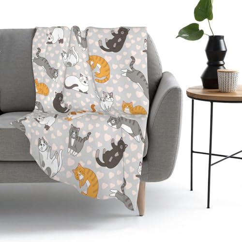Adorable Kawaii Cat Plush Blanket for All Ages