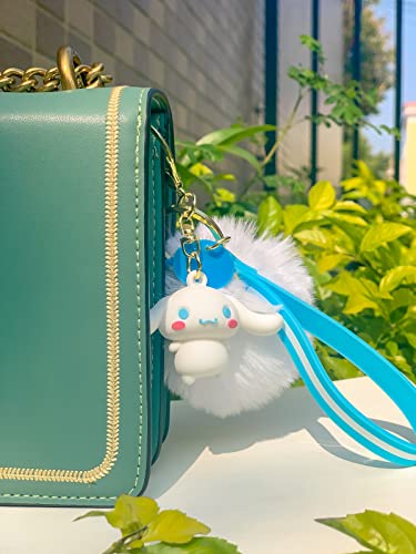 Cute Kawaii Pom Pom Keychain for Backpack Decor