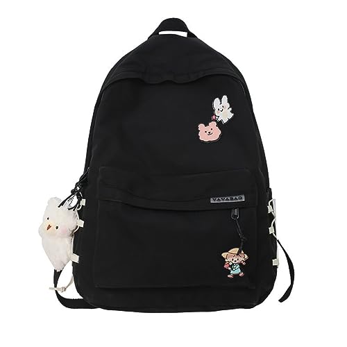 Kawaii Plush Backpack with Cute Accessories