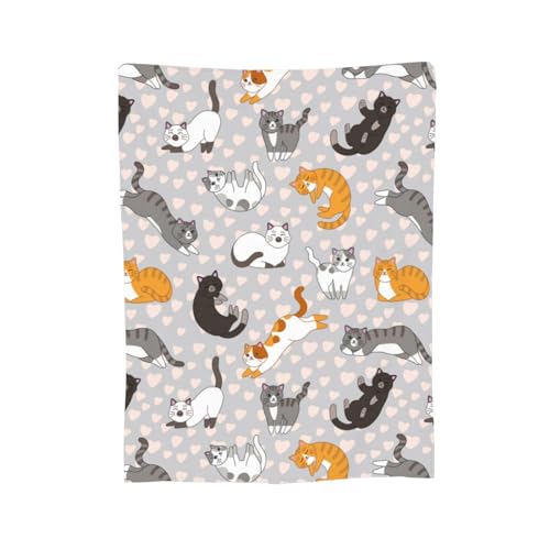 Adorable Kawaii Cat Plush Blanket for All Ages