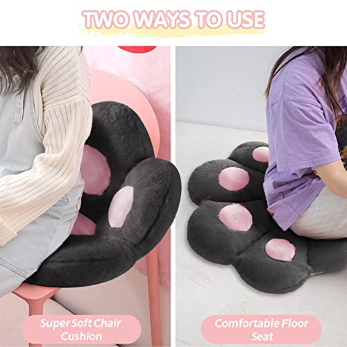 Kawaii Cat Paw Cushion - Cute Plush Seat Pad