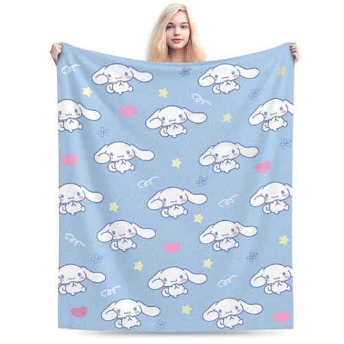 Kawaii Plush Cartoon Blanket for Cozy Room Decor