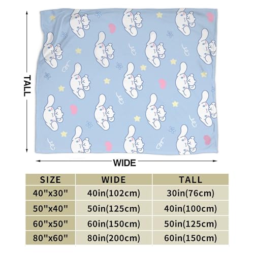 Kawaii Plush Cartoon Blanket for Cozy Room Decor