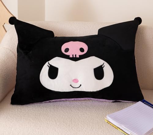 Kawaii Girl Plush Pillow Cover - Cotton Cuteness
