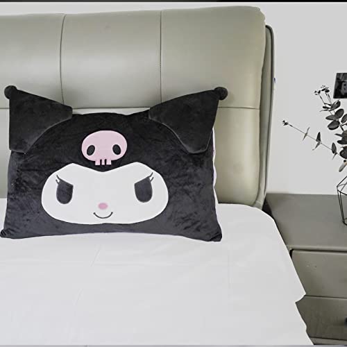 Kawaii Girl Plush Pillow Cover - Cotton Cuteness