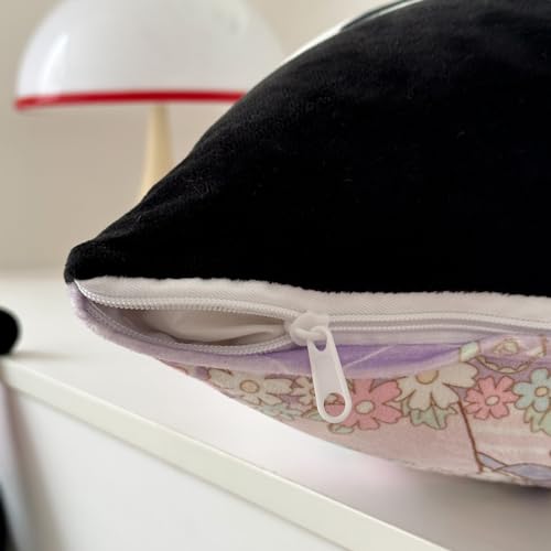 Kawaii Girl Plush Pillow Cover - Cotton Cuteness