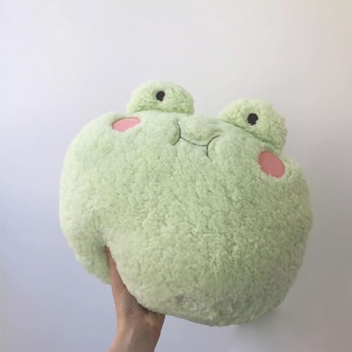 Adorable Frog Plush Pillow - Kawaii Stuffed Toy