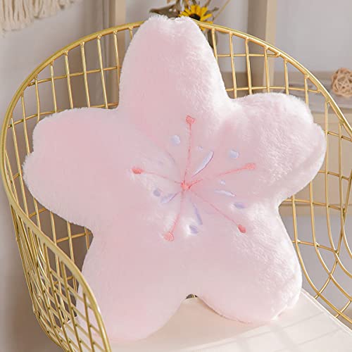 Cute Cherry Blossom Plush Pillow Cushion - Pink