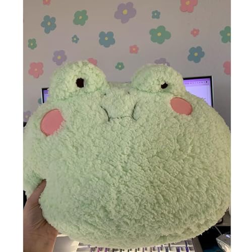 Adorable Frog Plush Pillow - Kawaii Stuffed Toy