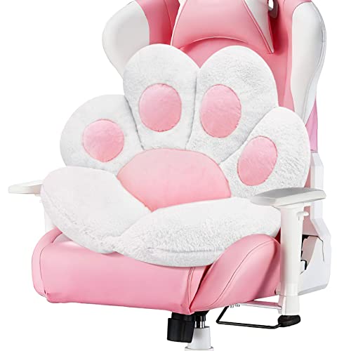 Kawaii Cat Paw Plush Cushion for Cozy Seating