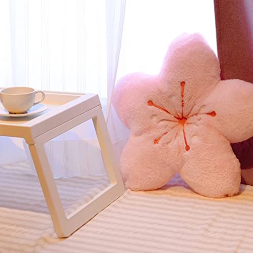 Cherry Blossom Kawaii Plush Pillow for Aesthetic Decor